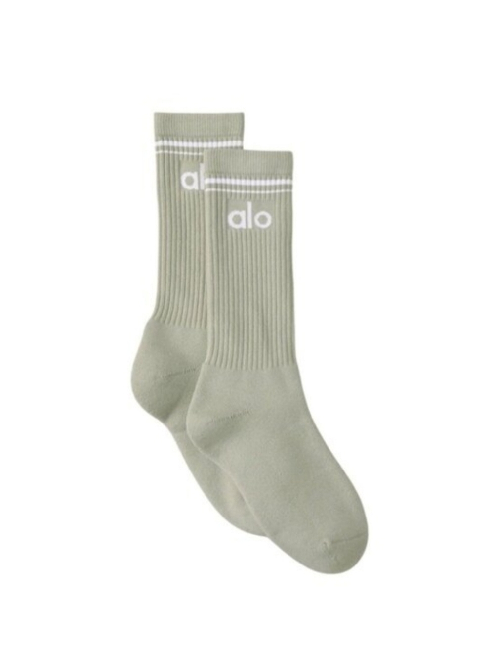 ALO Yoga Unisex Throwback Sock- Limestone